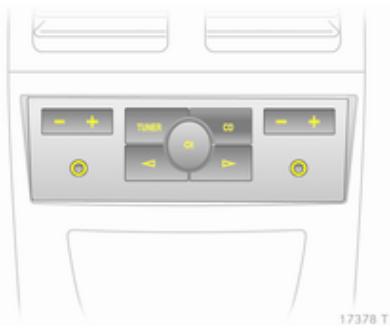 OPEL Zafira B - 2 Phase 2 (2008-2014) - Système audio pour les sièges arrêté - 1
