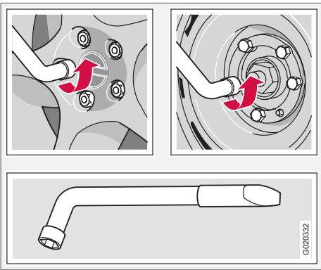 VOLVO XC90 Phase 2 (2006-2014) - Remplacement d'une roue - 1