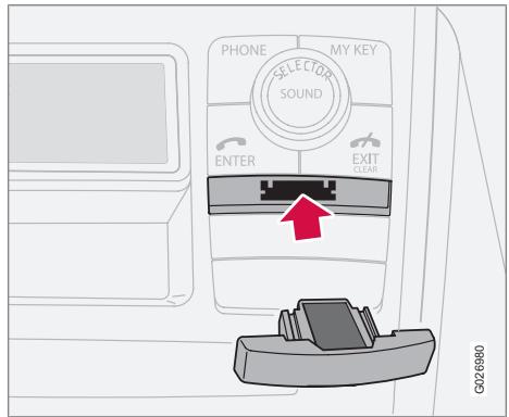 VOLVO XC90 Phase 2 (2006-2014) - Interrompre la saisie de texte : - 1