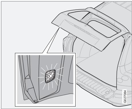 VOLVO XC90 Phase 2 (2006-2014) - Ampoule dans le compartiment à bagages - 1