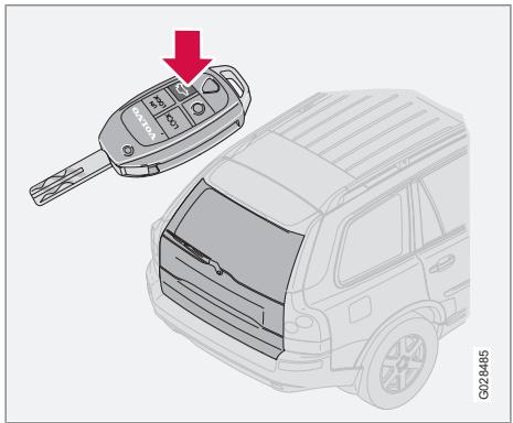 VOLVO XC90 Phase 2 (2006-2014) - Verrouillage et déverrouillage - 3