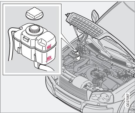VOLVO XC90 Phase 2 (2006-2014) - Liquide de refroidissement, contrôle de niveau et remplissage - 1