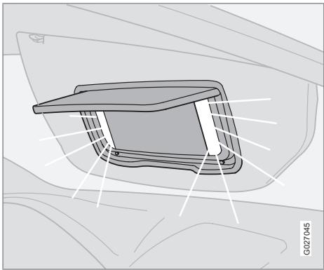 VOLVO XC90 Phase 2 (2006-2014) - Éclairage de boîte à gants - 1