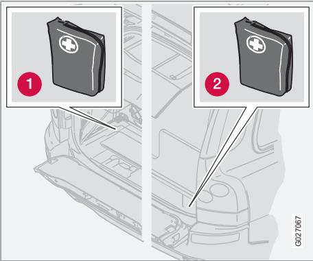 VOLVO XC90 Phase 2 (2006-2014) - Compartiment à bagages - 1