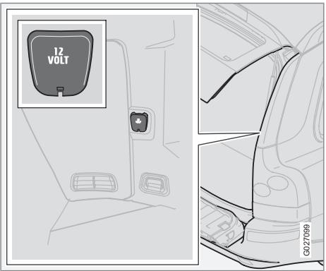 VOLVO XC90 Phase 2 (2006-2014) - Compartiment à bagages - 1