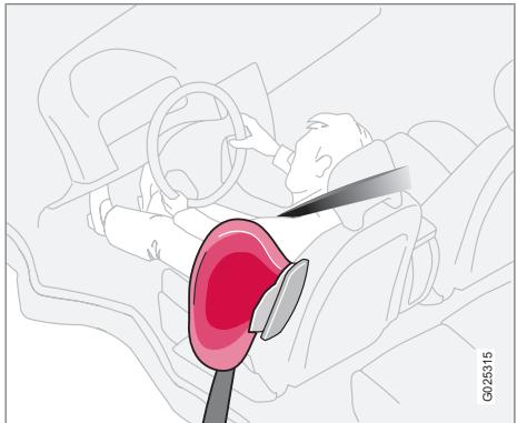 VOLVO XC90 Phase 2 (2006-2014) - Siège pour enfant et coussin gonflable latéral - 1