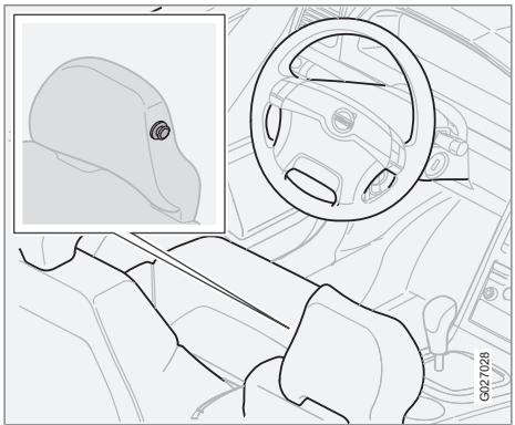 VOLVO XC90 Phase 2 (2006-2014) - Compartiments de rangement dans l'habitacle - 1