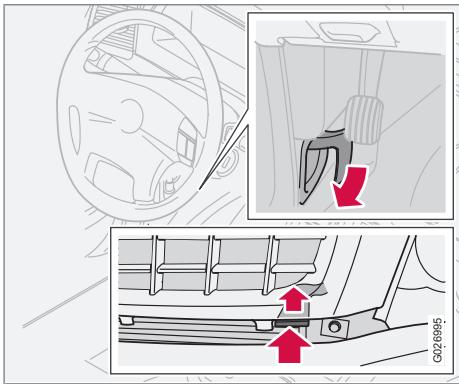 VOLVO XC90 Phase 2 (2006-2014) - Capot et compartiment moteur - 1