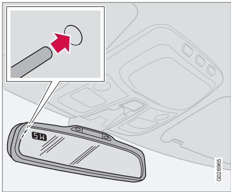 VOLVO XC90 Phase 2 (2006-2014) - Fonction antiéblouissement automatique\* - 1