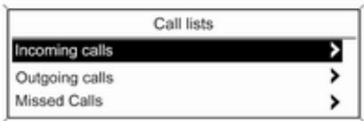Vauxhall Astra 6 Phase 2 (2012-2015) - Call lists - 1