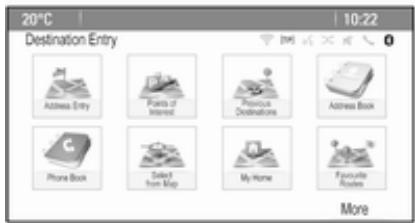 Vauxhall Astra 6 Phase 2 (2012-2015) - Destination input - 1