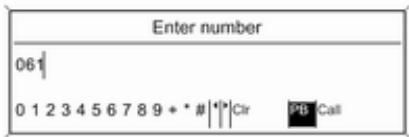 Vauxhall Astra 6 Phase 2 (2012-2015) - Entering a number manually - 1
