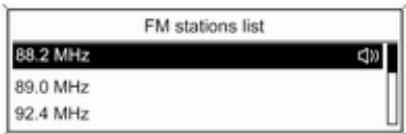 Vauxhall Astra 6 Phase 2 (2012-2015) - Stations lists - 1