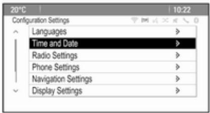 Vauxhall Astra 6 Phase 2 (2012-2015) - System settings - 1