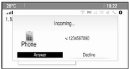Vauxhall Astra 6 Phase 2 (2012-2015) - Incoming calls - 1