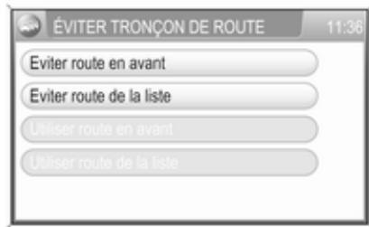 OPEL Zafira B Phase 2 (2008-2014) - Exclusion des rues du guidage d'itinéraire - 1