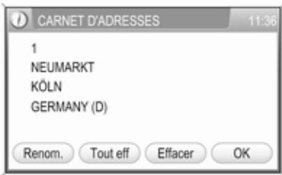 OPEL Zafira B Phase 2 (2008-2014) - CONFIRMER DESTINATION est affiché. - 6