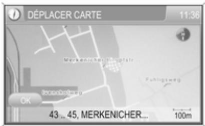 OPEL Zafira B Phase 2 (2008-2014) - CONFIRMER DESTINATION est affiché. - 2