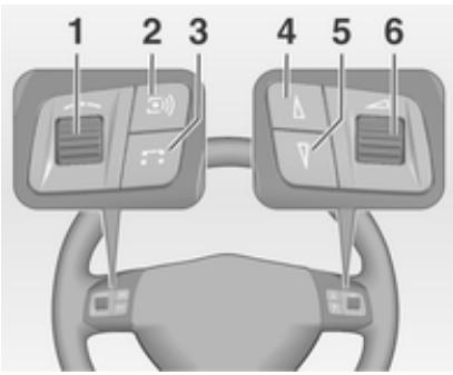 OPEL Zafira B Phase 2 (2008-2014) - Commandes audio au volant - 1