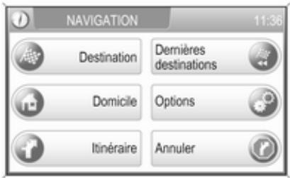 OPEL Zafira B Phase 2 (2008-2014) - Bouton NAV et menu NAVIGATION - 1