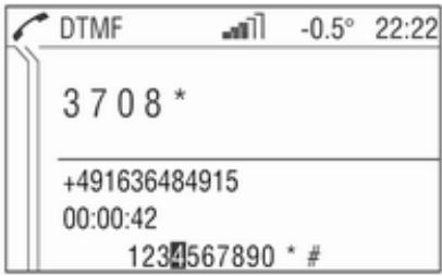 OPEL Zafira B Phase 2 (2008-2014) - DTMF (tonalité) - 1