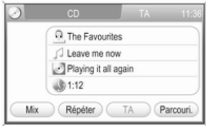 OPEL Zafira B Phase 2 (2008-2014) - Lancer une lecture CD - 1
