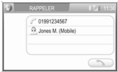 OPEL Zafira B Phase 2 (2008-2014) - Recomposer un numéro de téléphone - 1