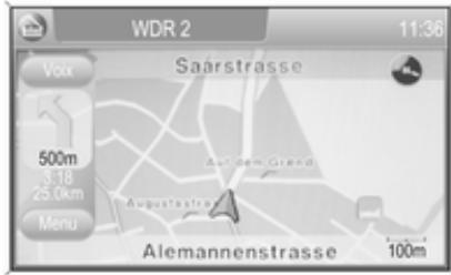 OPEL Zafira B Phase 2 (2008-2014) - Bouton MAP et vue de carte - 1