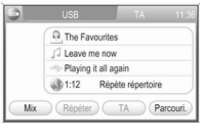 OPEL Zafira B Phase 2 (2008-2014) - Ecouter une source audio Lecteur MP3, clé USB, carte SD - 1