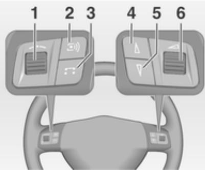OPEL Zafira B Phase 2 (2008-2014) - Commandes audio au volant - 1