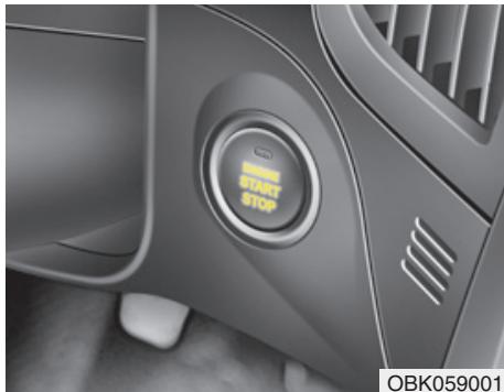 HYUNDAI Genesis coupe (2012-2016) - BOUTON DE DÉMARRAGE/ARRÊT DU MOTEUR (SI ÉQUIPÉ) - 1