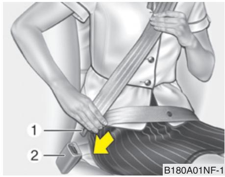 HYUNDAI Genesis coupe (2012-2016) - Témoin de ceinture de sécurité (siège du conducteur) - 1