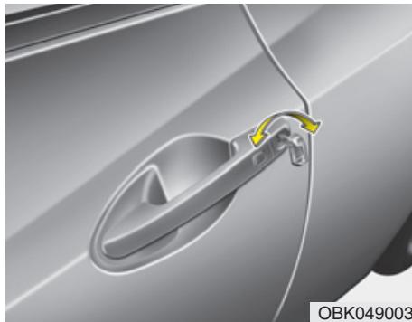 HYUNDAI Genesis coupe (2012-2016) - Verrouillage/déverrouillage des portes en cas d'urgence - 1