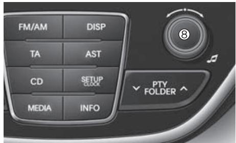 HYUNDAI Genesis coupe (2012-2016) - Touches de prépréglage - 1