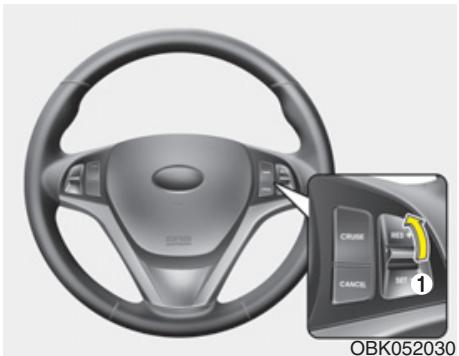 HYUNDAI Genesis coupe (2012-2016) - Pour désengager le régulateur de vitesse, procédez d'une de ces façon : - 1