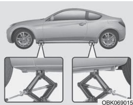 HYUNDAI Genesis coupe (2012-2016) - A VERTISSEMENT -Changer une roue - 2
