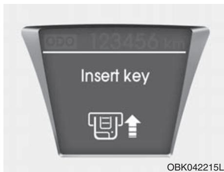 HYUNDAI Genesis coupe (2012-2016) - - Remove key (Retrait de la clé) - 1
