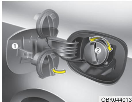 HYUNDAI Genesis coupe (2012-2016) - Ouverture du volet du réservoir de carburant - 1