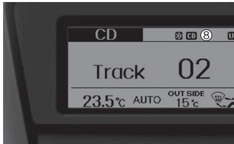 HYUNDAI Genesis coupe (2012-2016) - Touche DISC (pour les modèles munis d'un changeur de CD) - 1