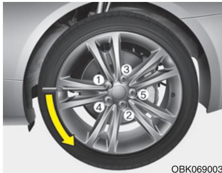 HYUNDAI Genesis coupe (2012-2016) - A VERTISSEMENT -Changer une roue - 1
