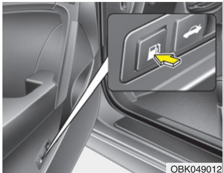HYUNDAI Genesis coupe (2012-2016) - VOLET DU RÉSERVOIR DE CARBURANT - 1