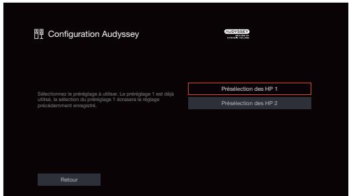 DENON AVCX2850H - Effectuez le paramétrage de Audyssey Dynamic EQ® et Audyssey Dynamic Volume®. - 4