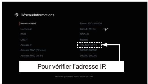 DENON AVCX2850H - Contrôle de l'appareil à partir d'un contrôle Web - 3