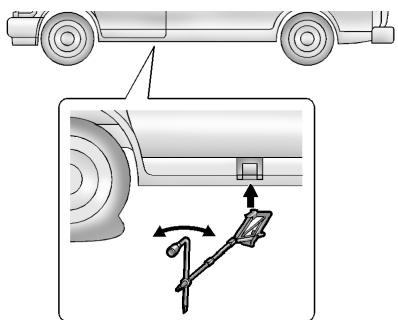 CHEVROLET Express Phase 2 (2003) - Pneu dégonflé à l'arrière : - 1