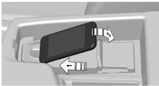 BMW M4 COUPÉ (2017-2020) - Mettre en place le téléphone portable - 1