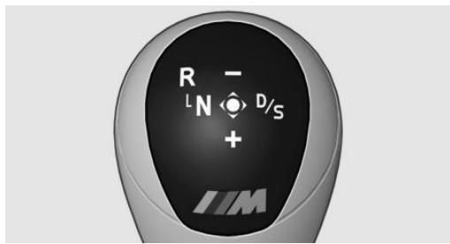 BMW M4 COUPÉ (2017-2020) - Réglage de la position de la manette de sélection - 1
