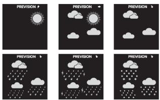 LA CROSSE TECHNOLOGY WS6861BLA - ICONES METEO - 1