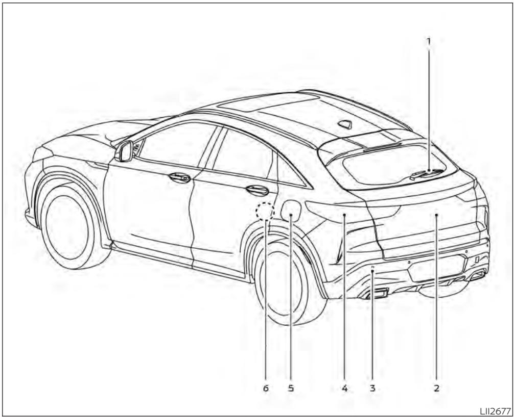 INFINITI QX55 (2022) - SACS GONFLABLES, CEINTURES DE SÉCURITÉ ET ENSEMBLES DE RETENUE D'ENFANT - 3