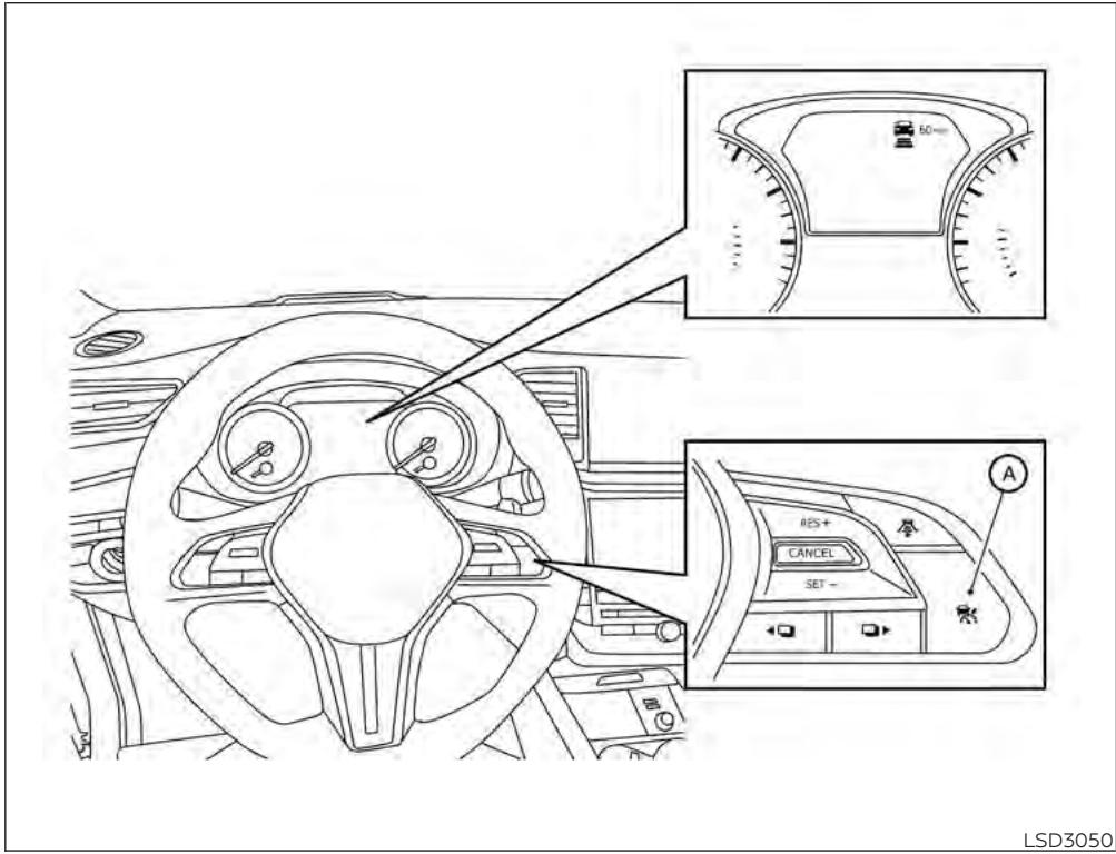 INFINITI QX55 (2022) - RÉGULATEUR DE VITESSE ADAPTATIF (pour les véhicules qui ne sont pas dotés de ProPILOT Assist) (selon l'équipement) - 1