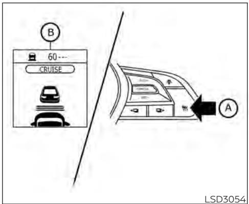 INFINITI QX55 (2022) - Commutateur SET- (réglage-): - 2